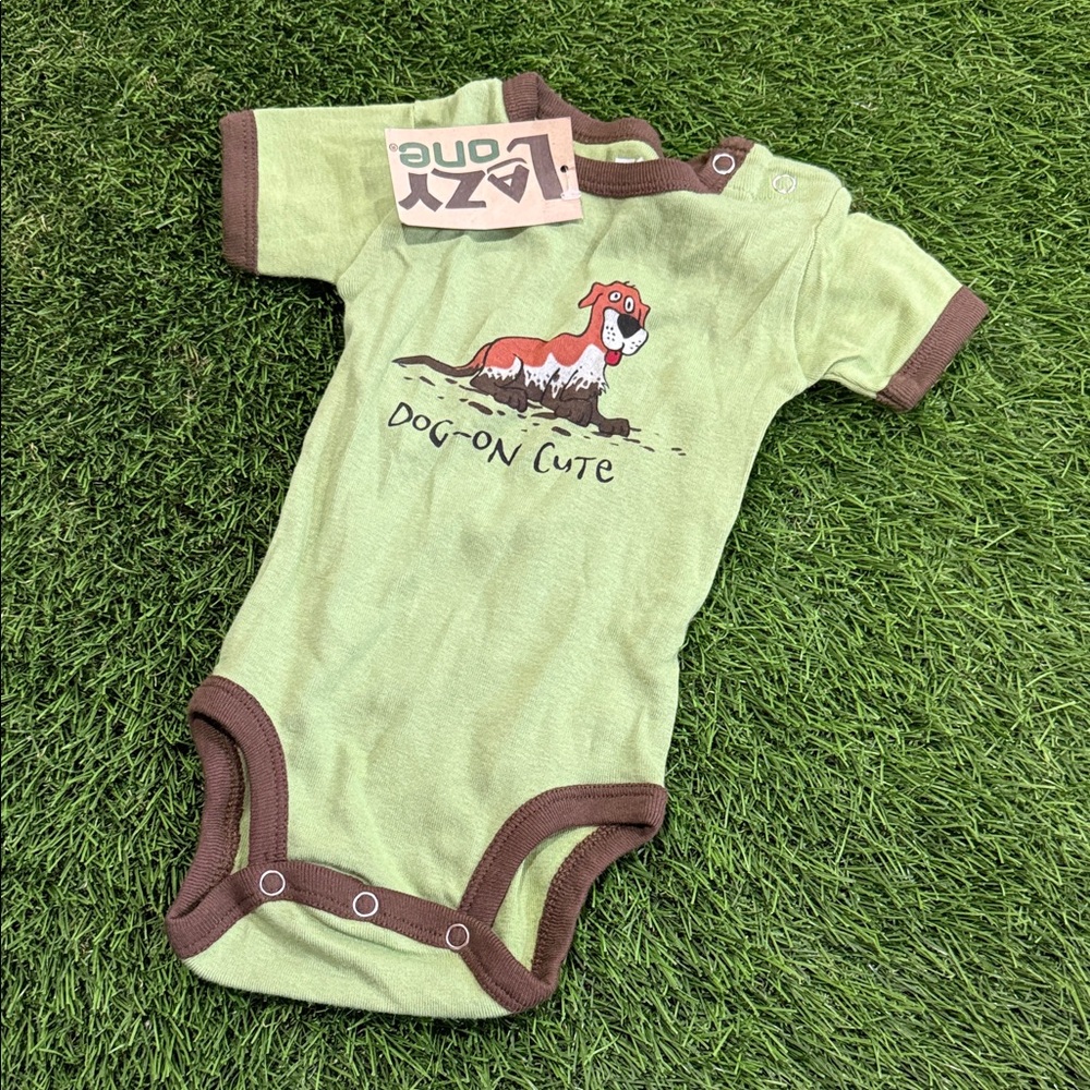 Lazy One Bodysuit - Dog on cute